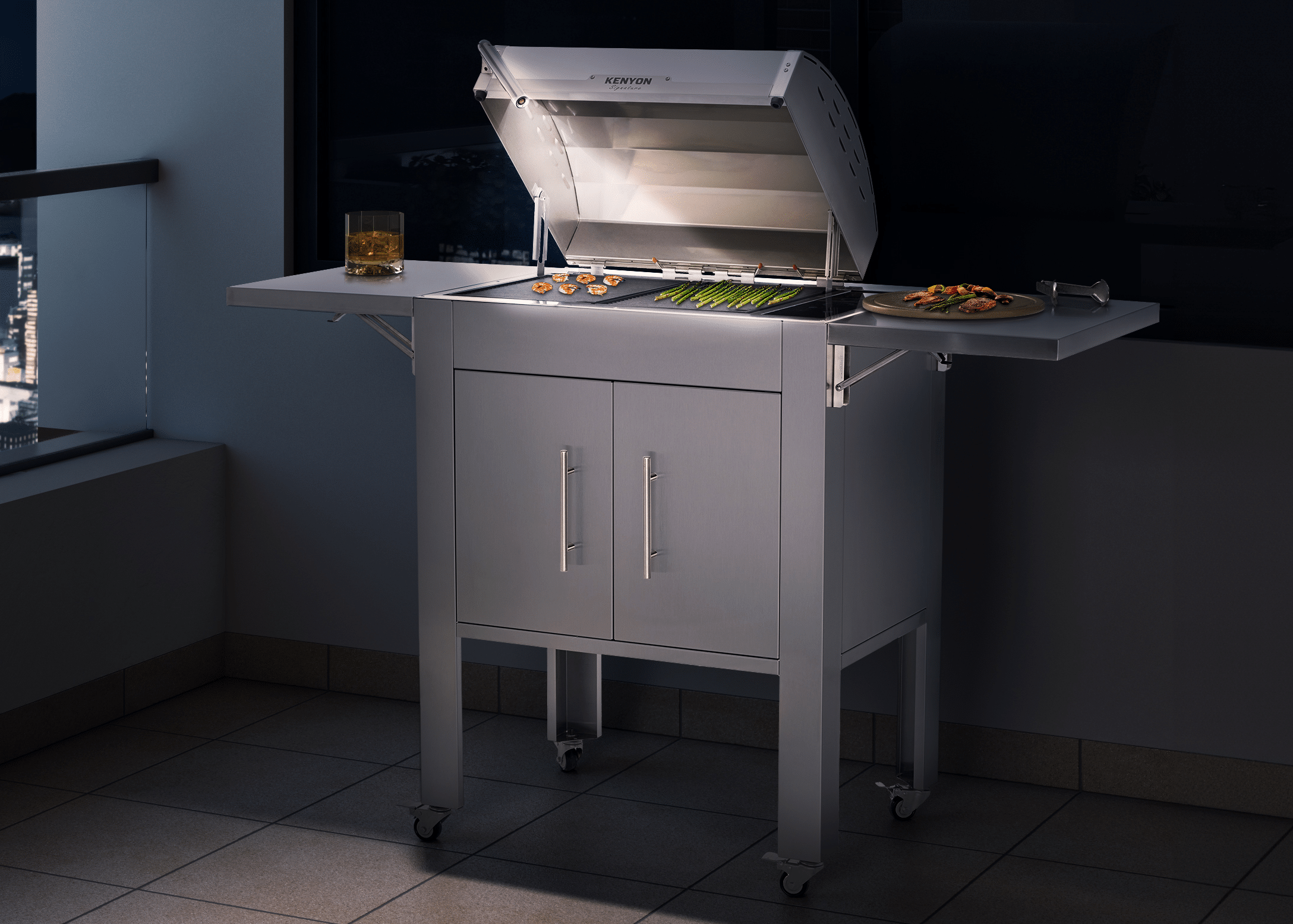 Kenyon C70429CF Signature Grill + Stand