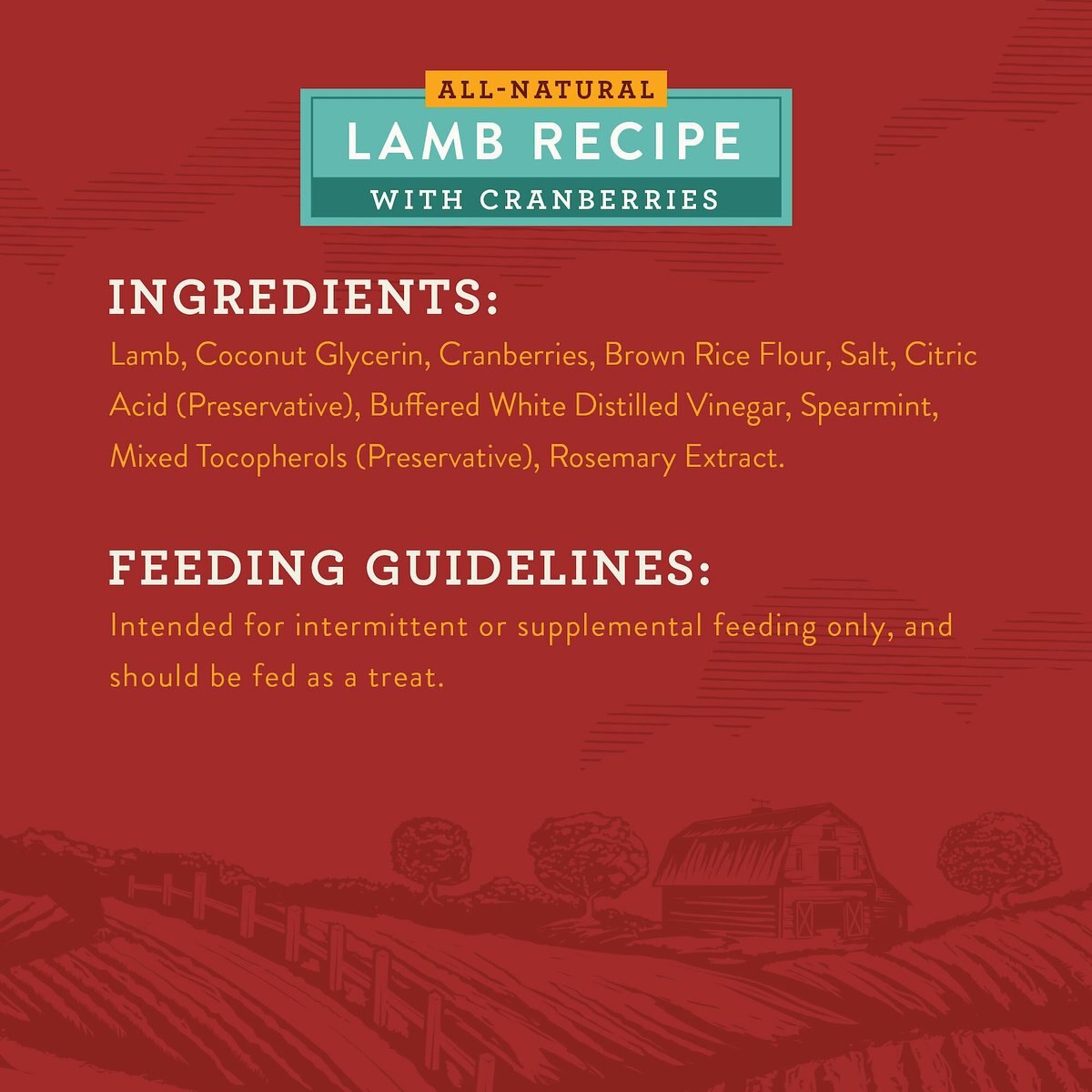 True Acre Foods Farmhouse Grillers Lamb Recipe with Cranberries