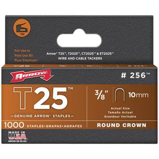 Arrow Low-Voltage Wire Staple Gun with Round Crown Staples (1000-Pack) 843631120958