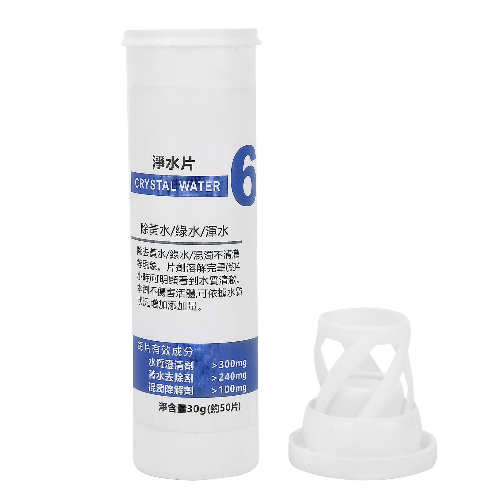 Aquarium Fish Tank Cleaning Algae Tablets Biological Effective Control Water Purify6 Water Purification Bottle