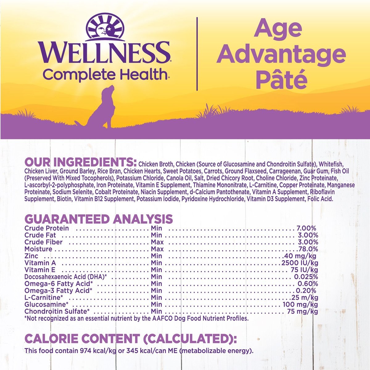 Wellness Complete Health Senior Formula Canned Dog Food