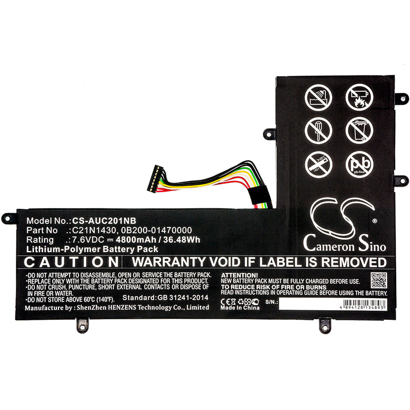 Asus C201PA C201PA_C2A C201PA_C2B C201PA2A C201 Replacement Battery BatteryClerkcom Laptop and Notebook