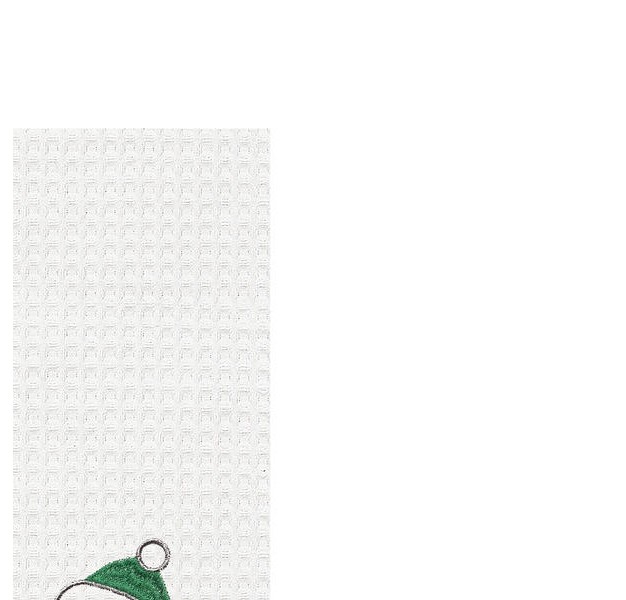 C amp f Home Merry Snowmen Couple Embroidered Waffle Weave Kitchen Towel