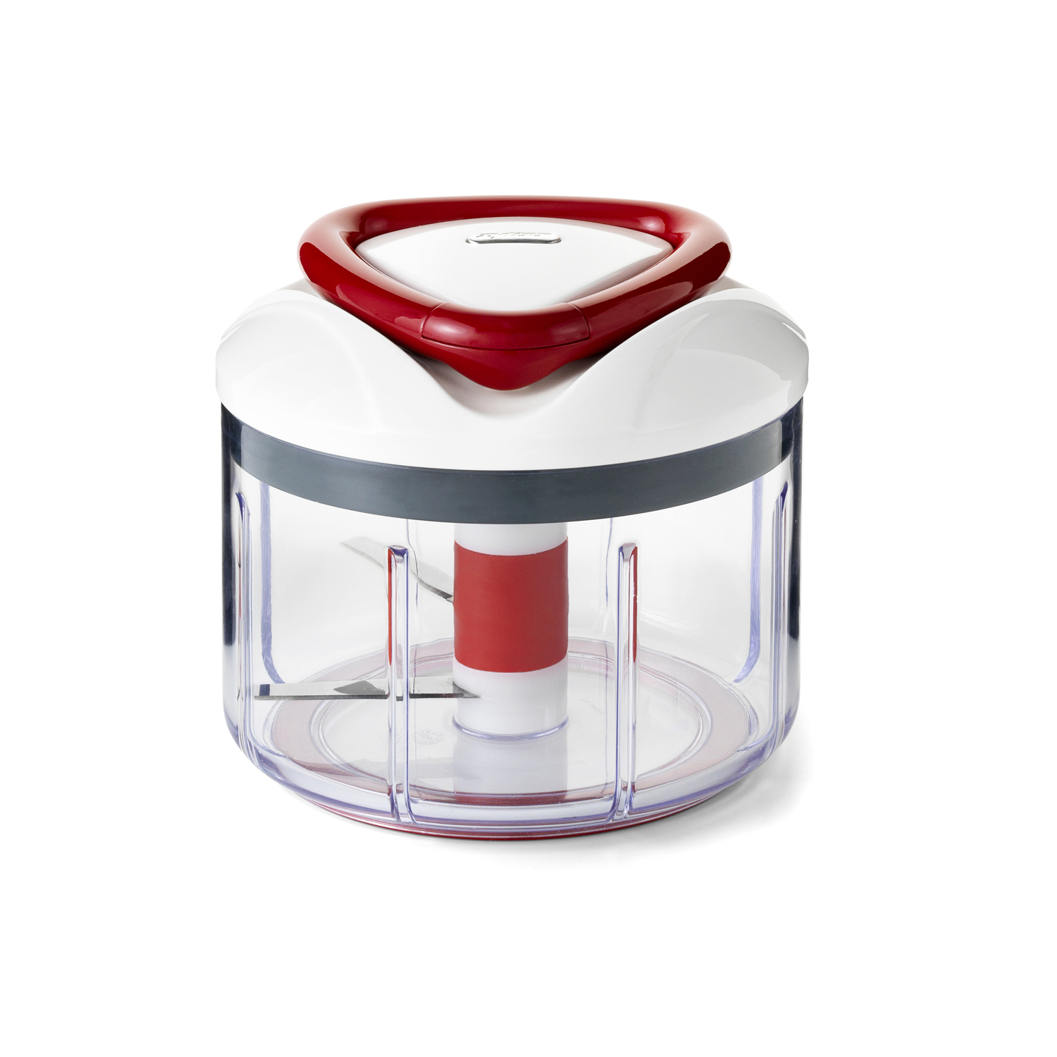 Zyliss 25 oz Red Plastic Manual Food Processor