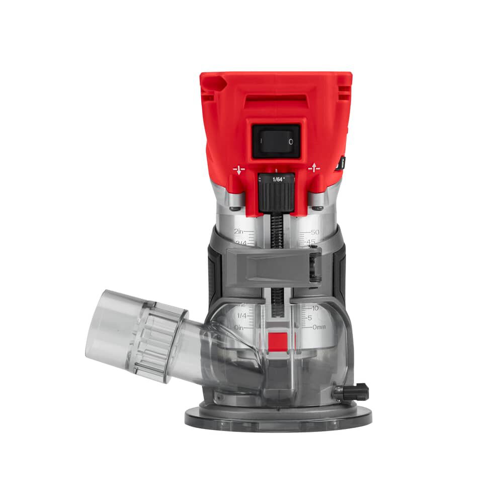 MW M18 FUEL Compact Router with Plunge and Offset Base (Tool and Bases Only) 2723-20BB from MW