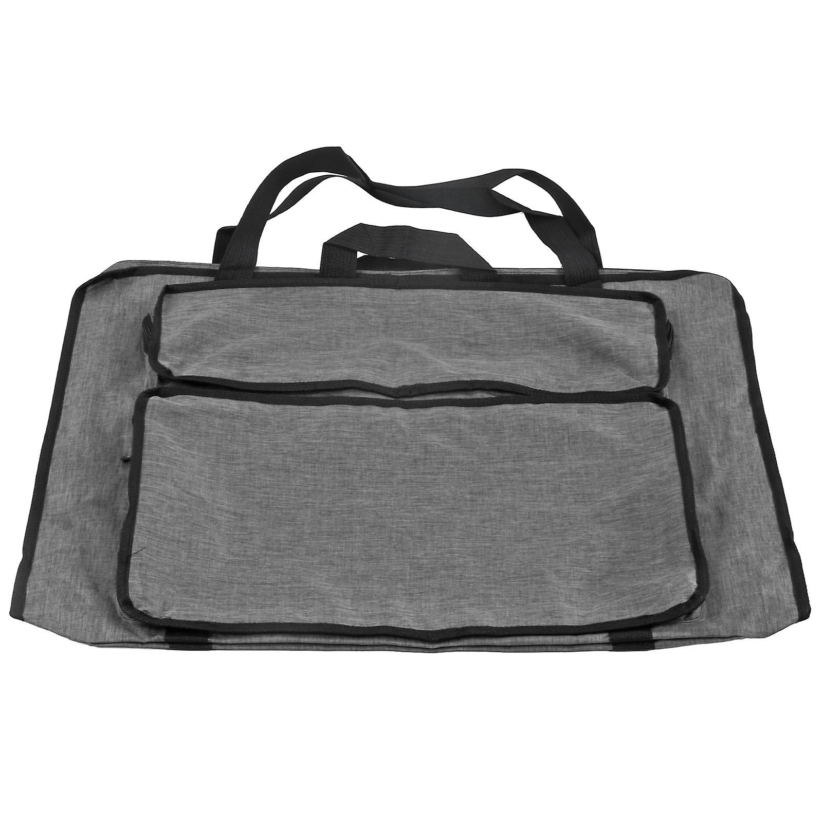 Sketchpad Bag Single Shoulder Reinforced Waterproof Portable Large Capacity Multiple Pockets Artist Bag For Artistgrey