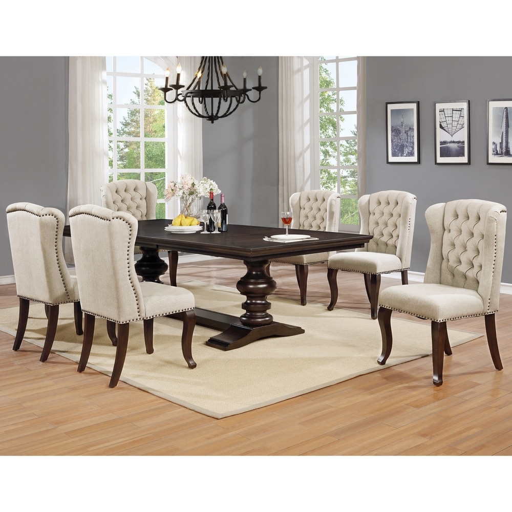 Best Quality Furniture Cappuccino Dining Set