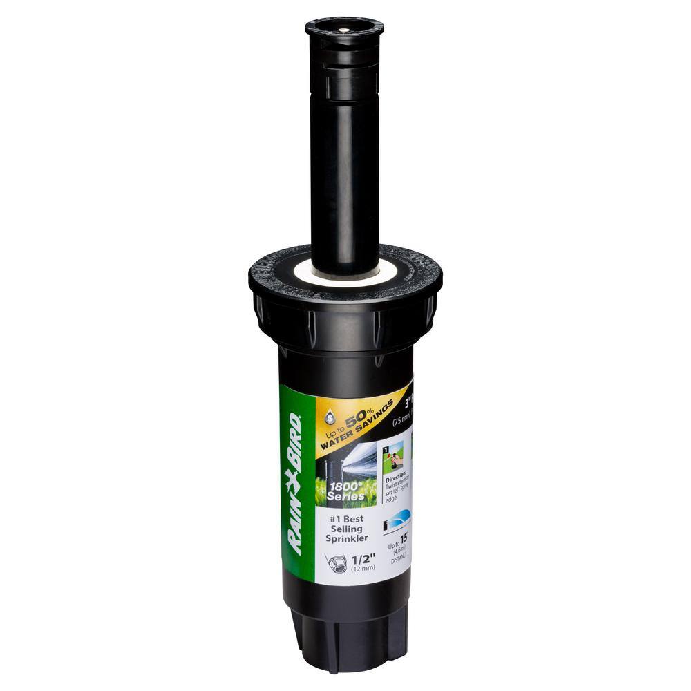 Rain Bird 1800 Series 3 in. Dual Spray Half Circle PRS Sprinkler 1803HDSPRS