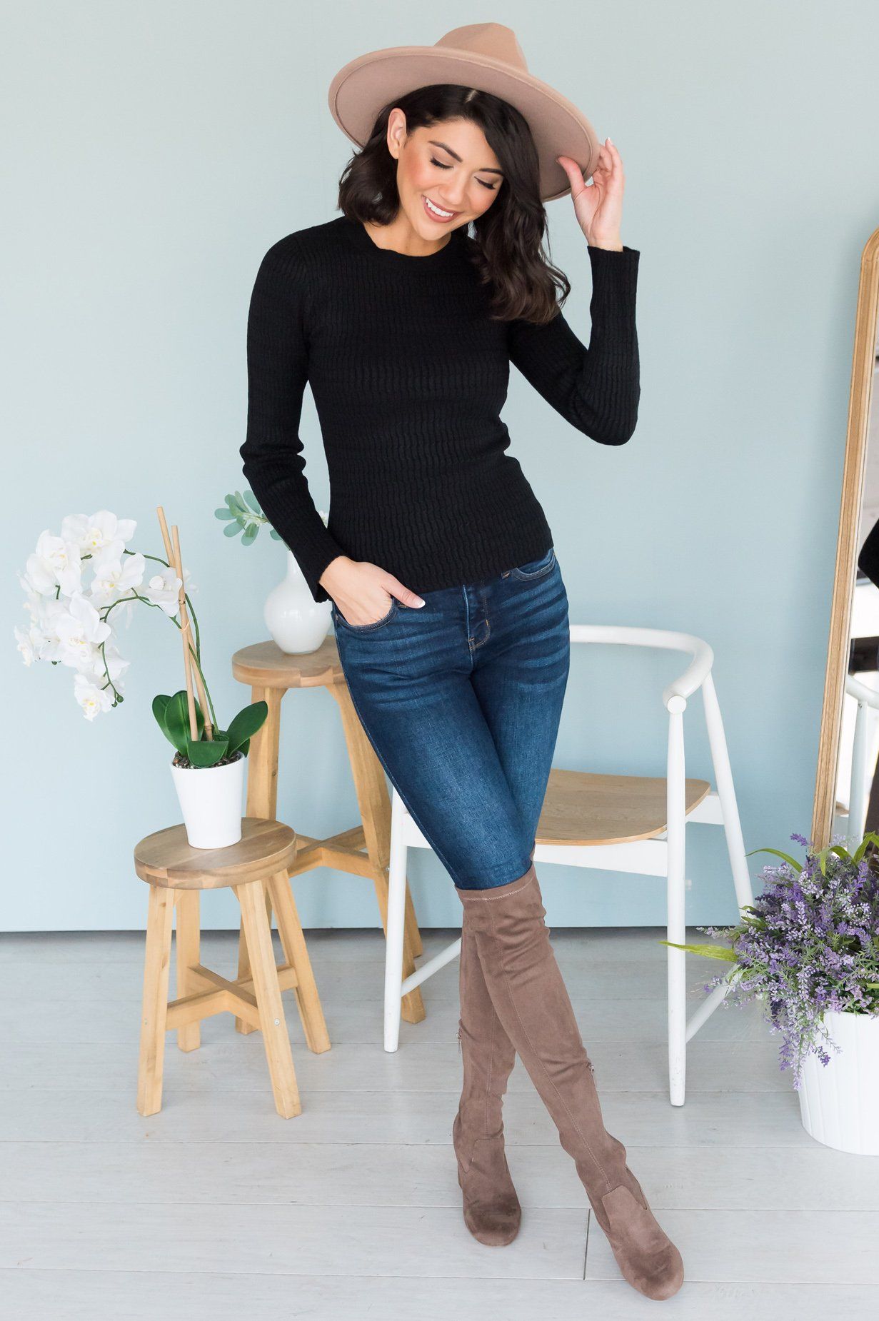 Fall Favorite Modest Sweater Top