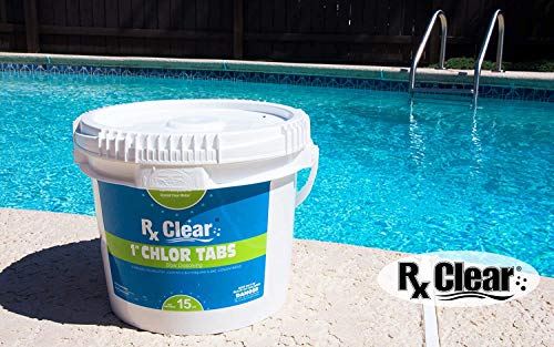 Rx Clear 1" Stabilized Chlorine Tablets | 15 lb Bucket