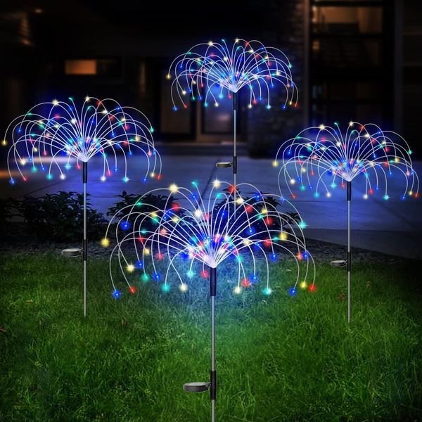 🔥BIG SALE -48% OFF🔥🔥-Waterproof  Solar Garden  Fireworks Lamp