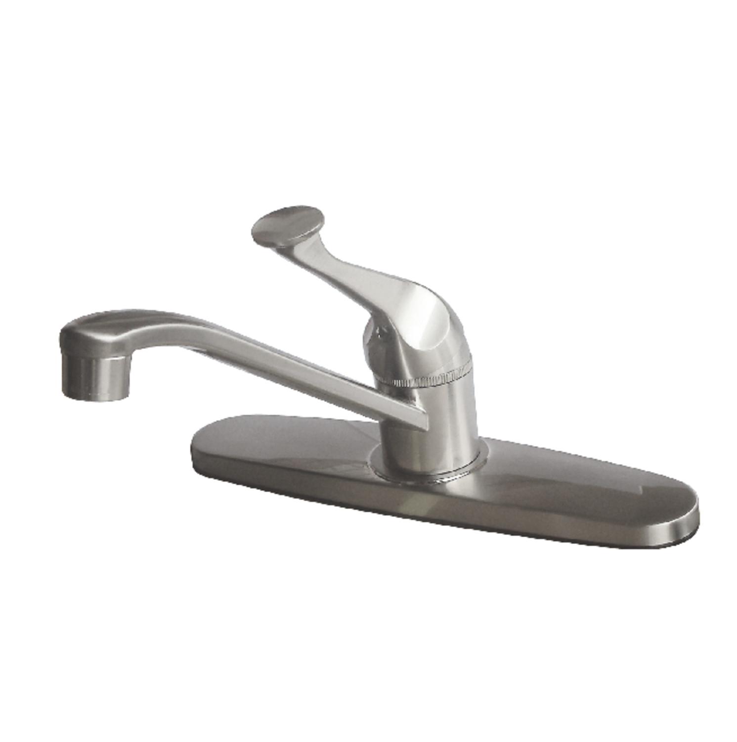 Kingston Brass KB571SN Chatham Single-Handle Centerset Kitchen Faucet， Brushed Nickel