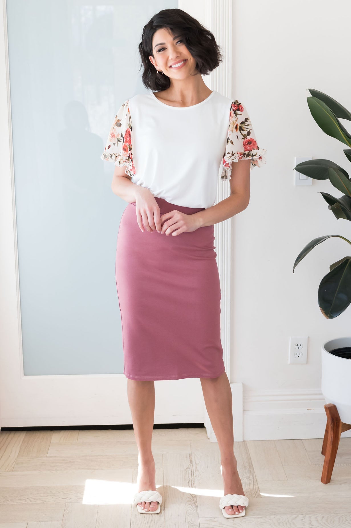 Perfect Fit Modest Pencil Skirt