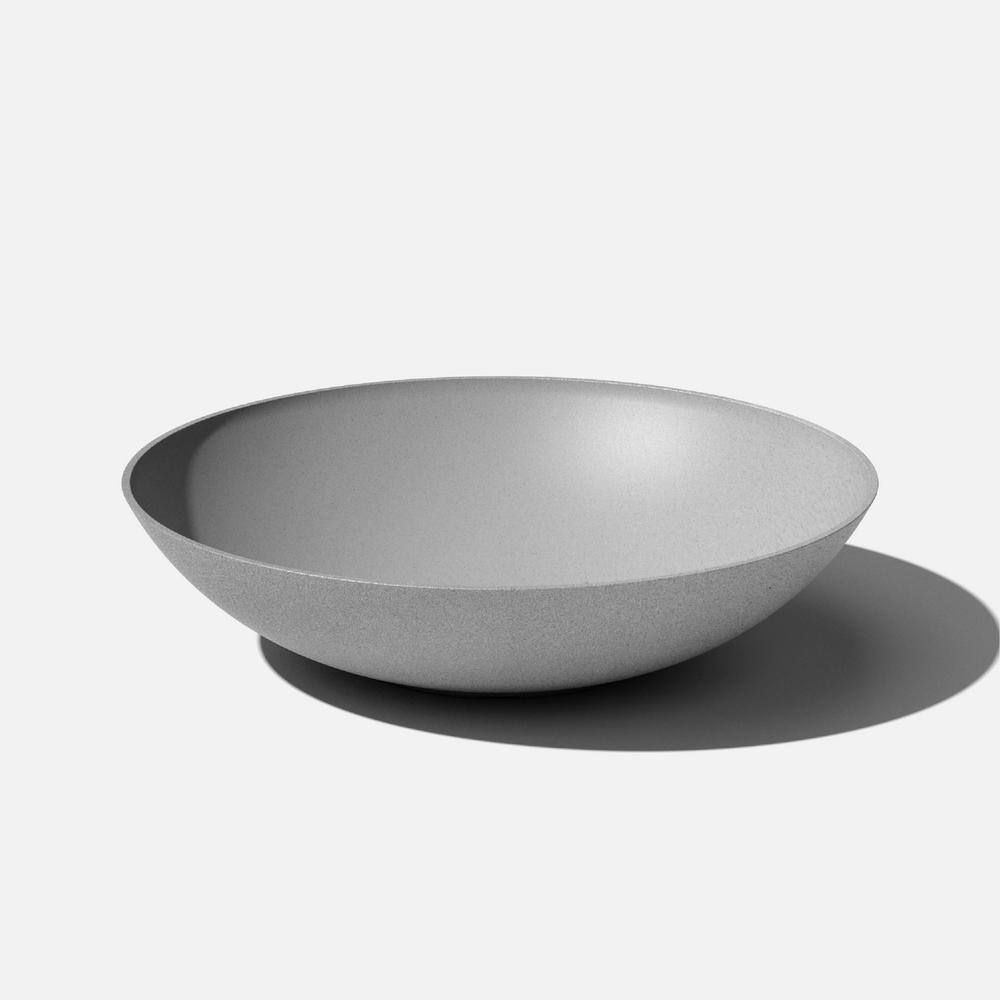 Veradek Lane Bowl 32 in. Gray Plastic Round Planter LBV32C