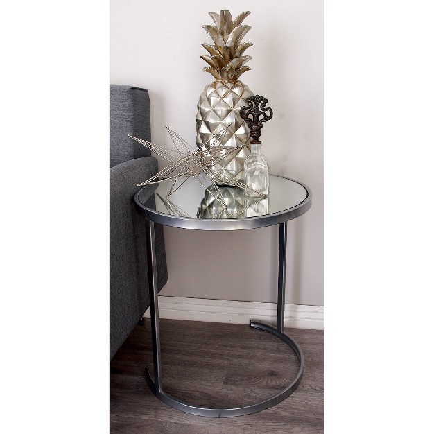 Set Of 3 Contemporary Metal Accent Table Olivia amp May