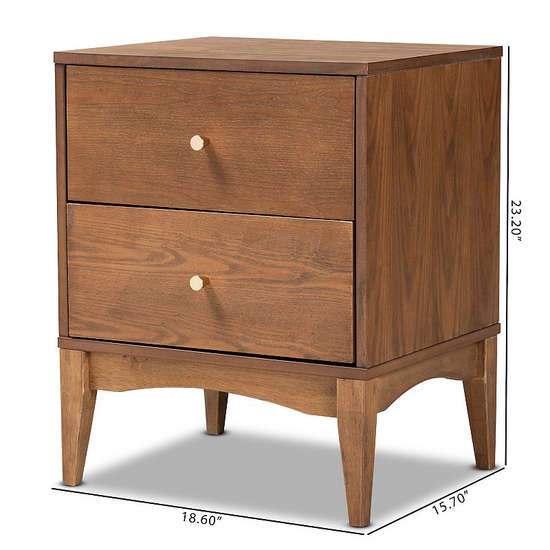 Baxton Studio Landis Nightstand