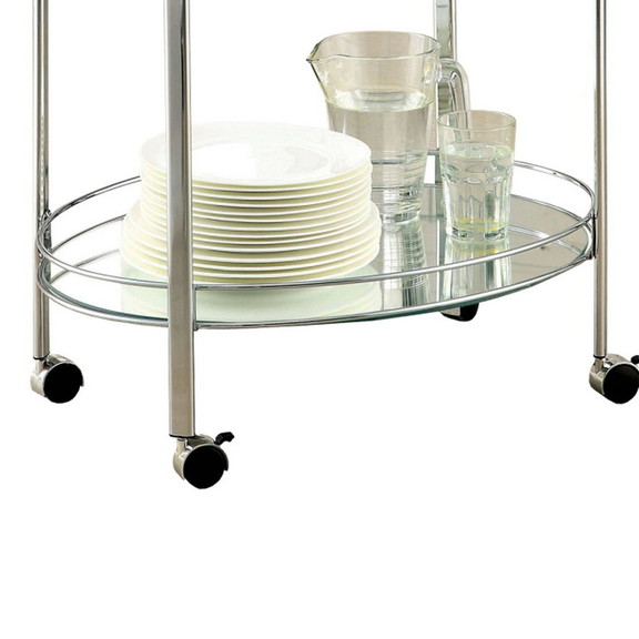 Benzara BM123211 Loule Contemporary Serving Cart I...