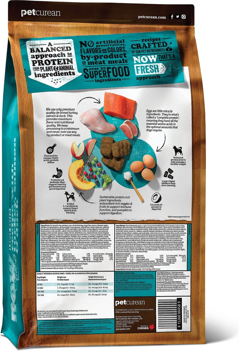 Now Fresh Grain-Free Large Breed Senior Weight Management Recipe Dry Dog Food