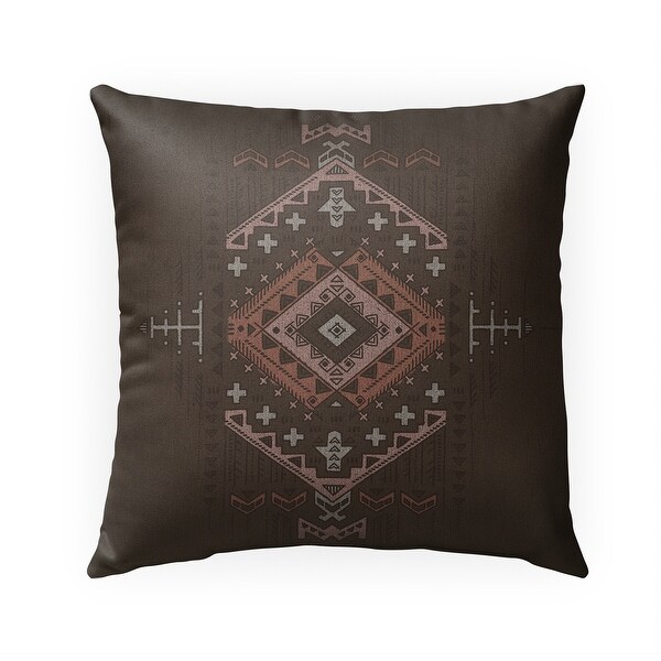 ZINA BROWN Indoor|Outdoor Pillow By Kavka Designs