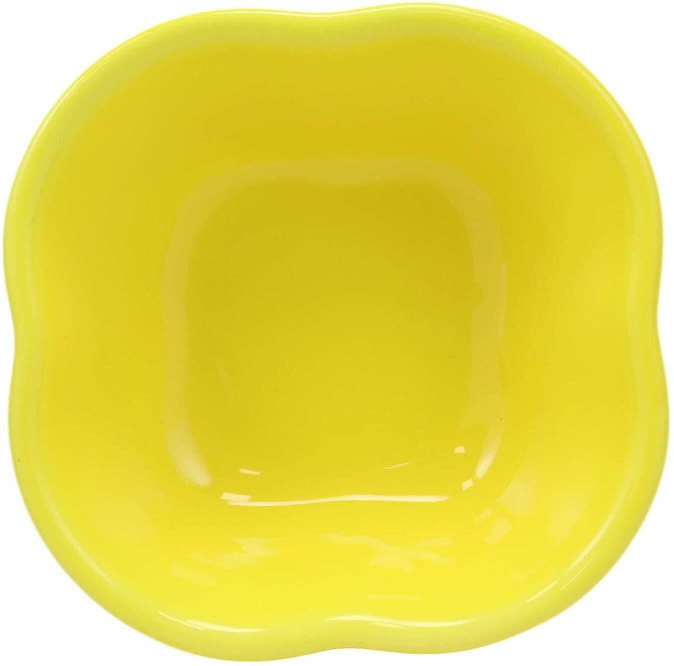 1 Ceramic Yellow Bell Pepper 12oz Bowl Condiments Container Set Of 2 EBR02