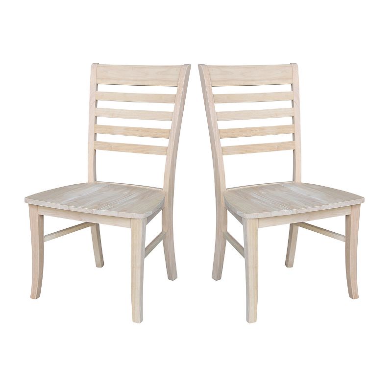 International Concepts 2-piece Roma Ladderback Chair Set