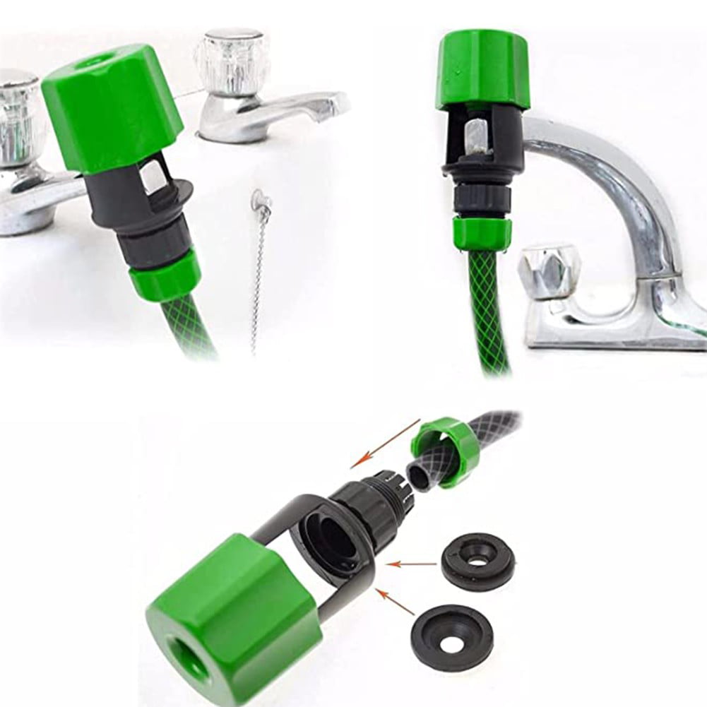 Garden Hose Pipe Connector Sink Faucet Adapter Universal Kitchen Mixer Tap