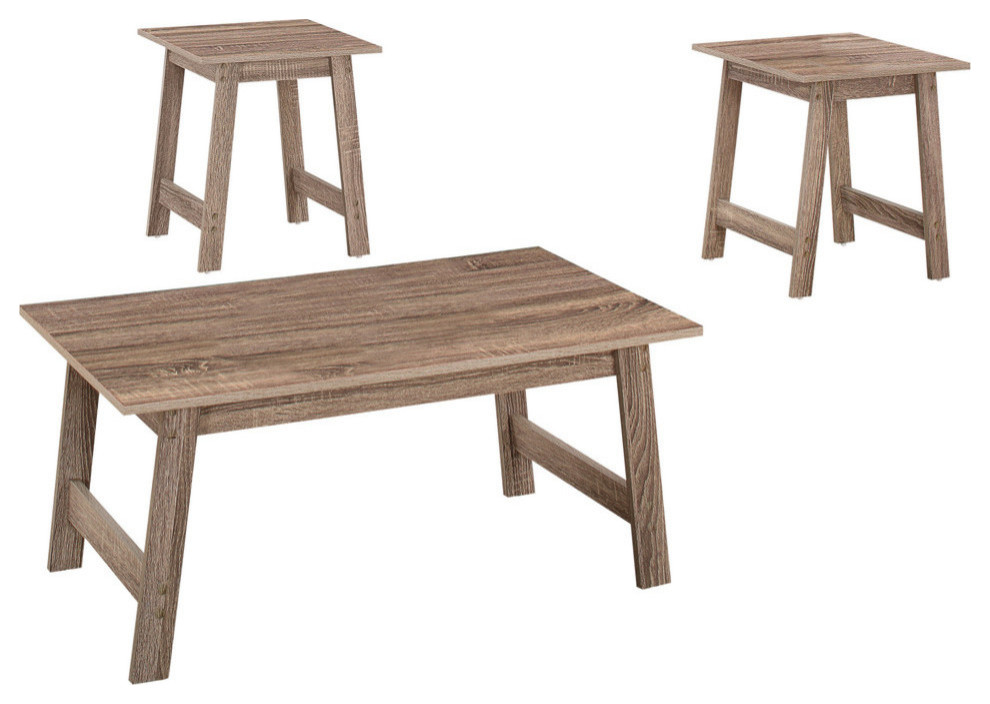 3 Piece Table Set   Contemporary   Coffee Table Sets   by Monarch Specialties  Houzz