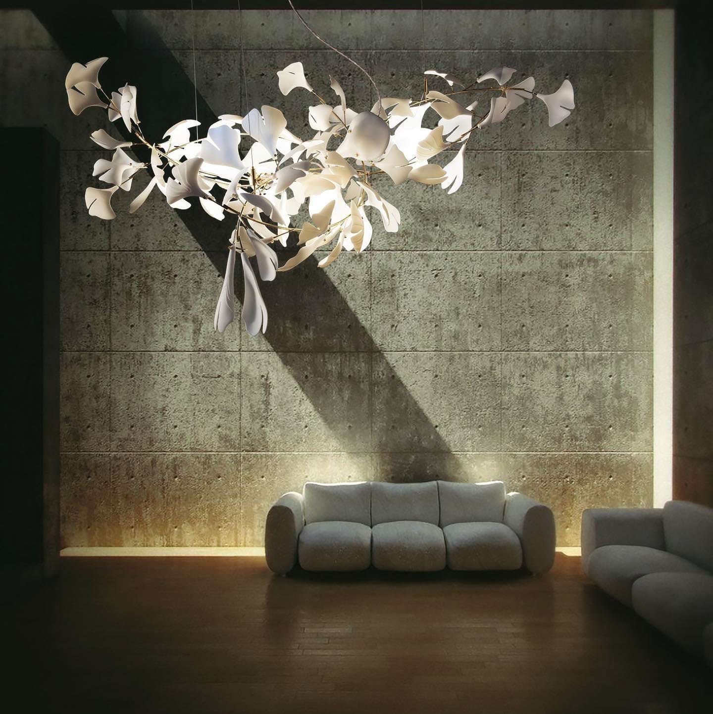 Gingko Leaves Chandelier