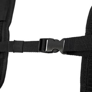 Husky 2-Bag 14-Pocket Black Electricians Suspension Rig Work Belt with Suspenders HD00146