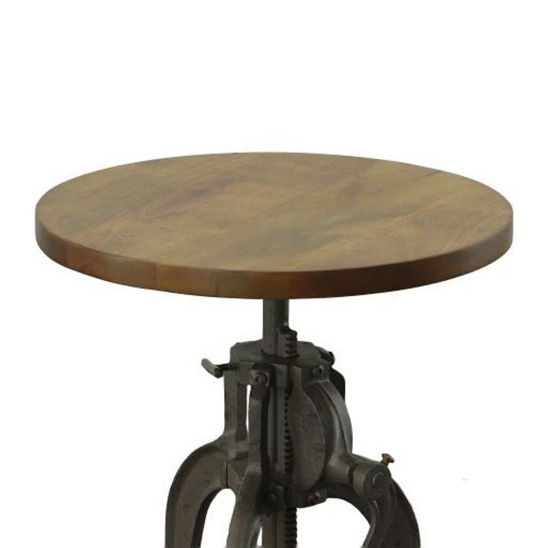 Carolina Chair and Table Regan Adjustable Crank Accent Table