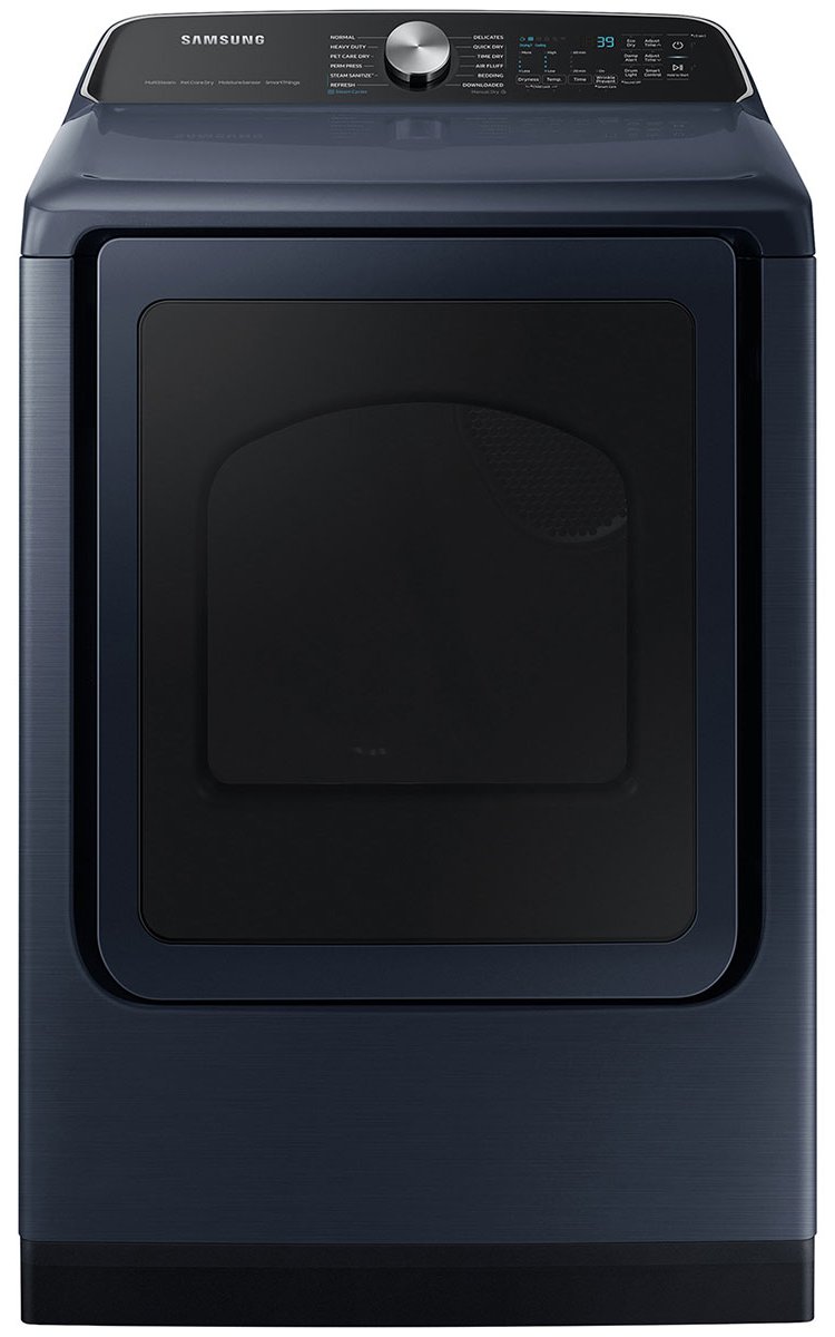  7.4 Cu. Ft. Smart Electric Dryer with Pet Care Dry and Steam Sanitize+ in Brushed Navy