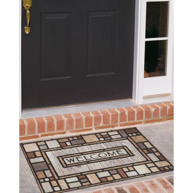 x27 welcome x27 Drifted Nature Doorscapes Mat Mohawk