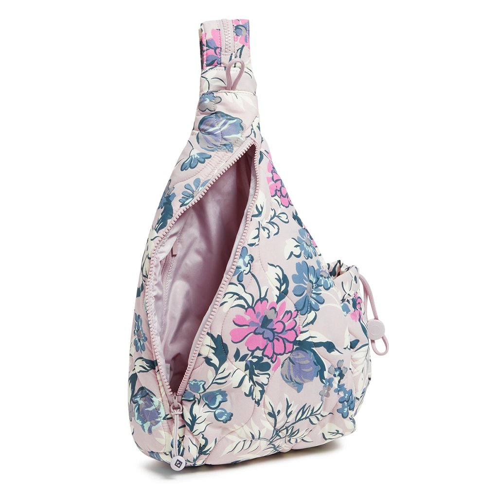 Vera Bradley  Featherweight Sling Backpack in Fresh-Cut Floral Lavender