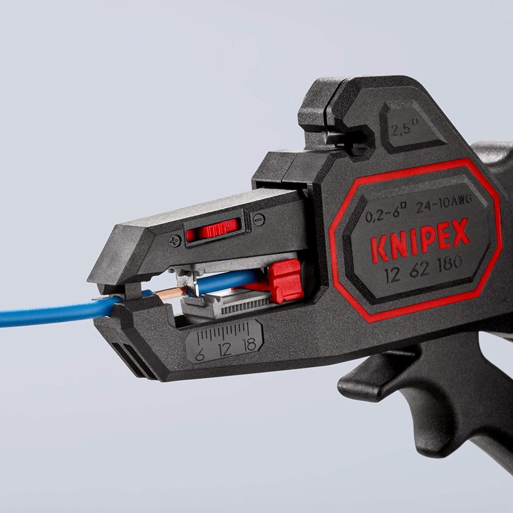 Knipex Insulation Stripper Automatic 180mm 10 to 24 AWG