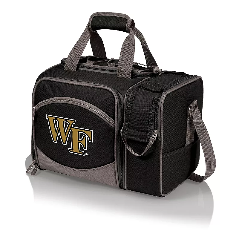 Picnic Time Wake Forest Demon Deacons Malibu Picnic Basket Cooler Set