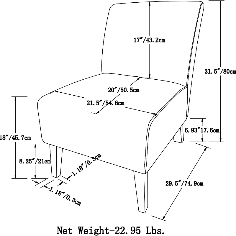 Simpli Home Woodford Accent Chair