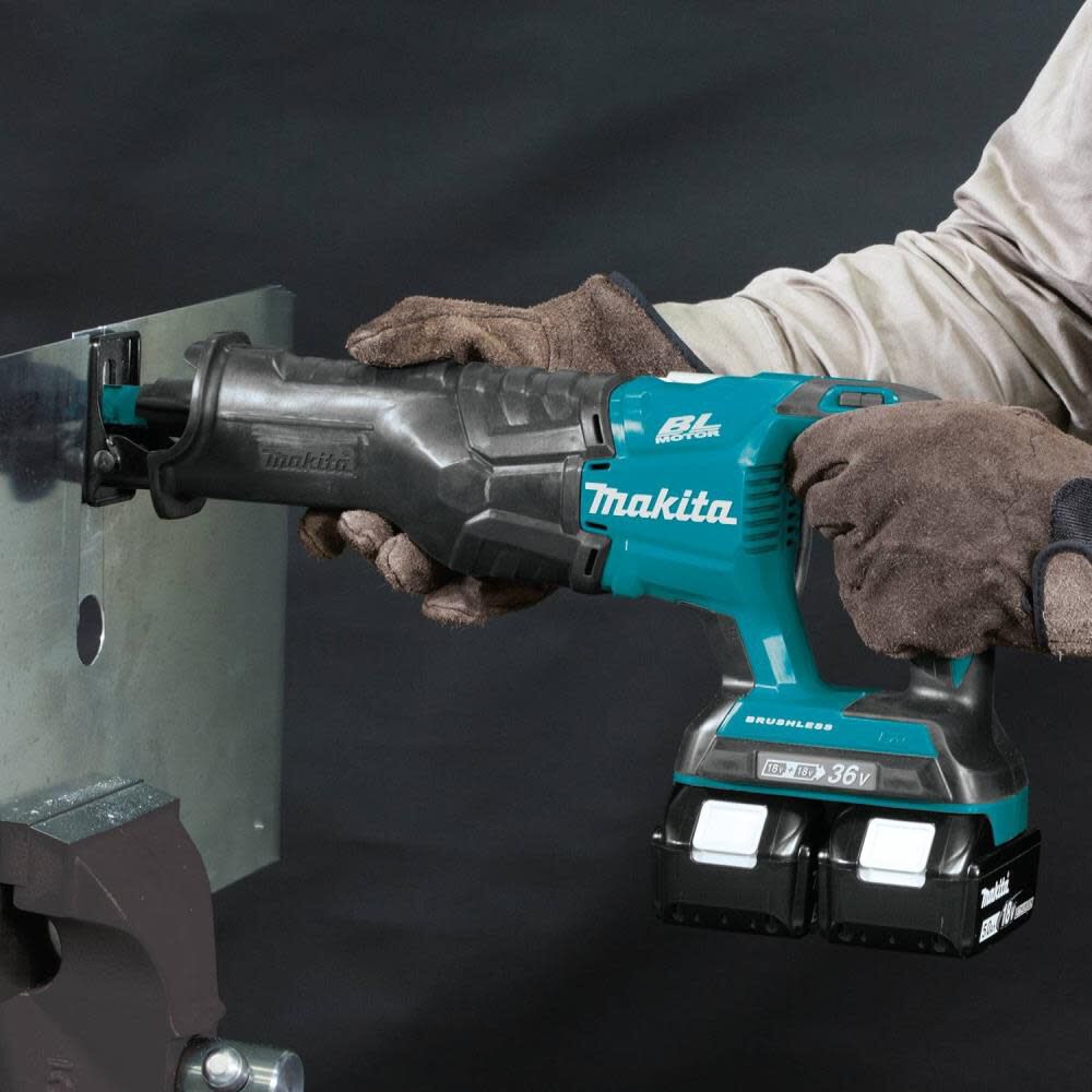 Makita 18V X2 LXT Lithium-Ion (36V) Brushless Cordless Recipro Saw Kit (5.0Ah) XRJ06PT from Makita