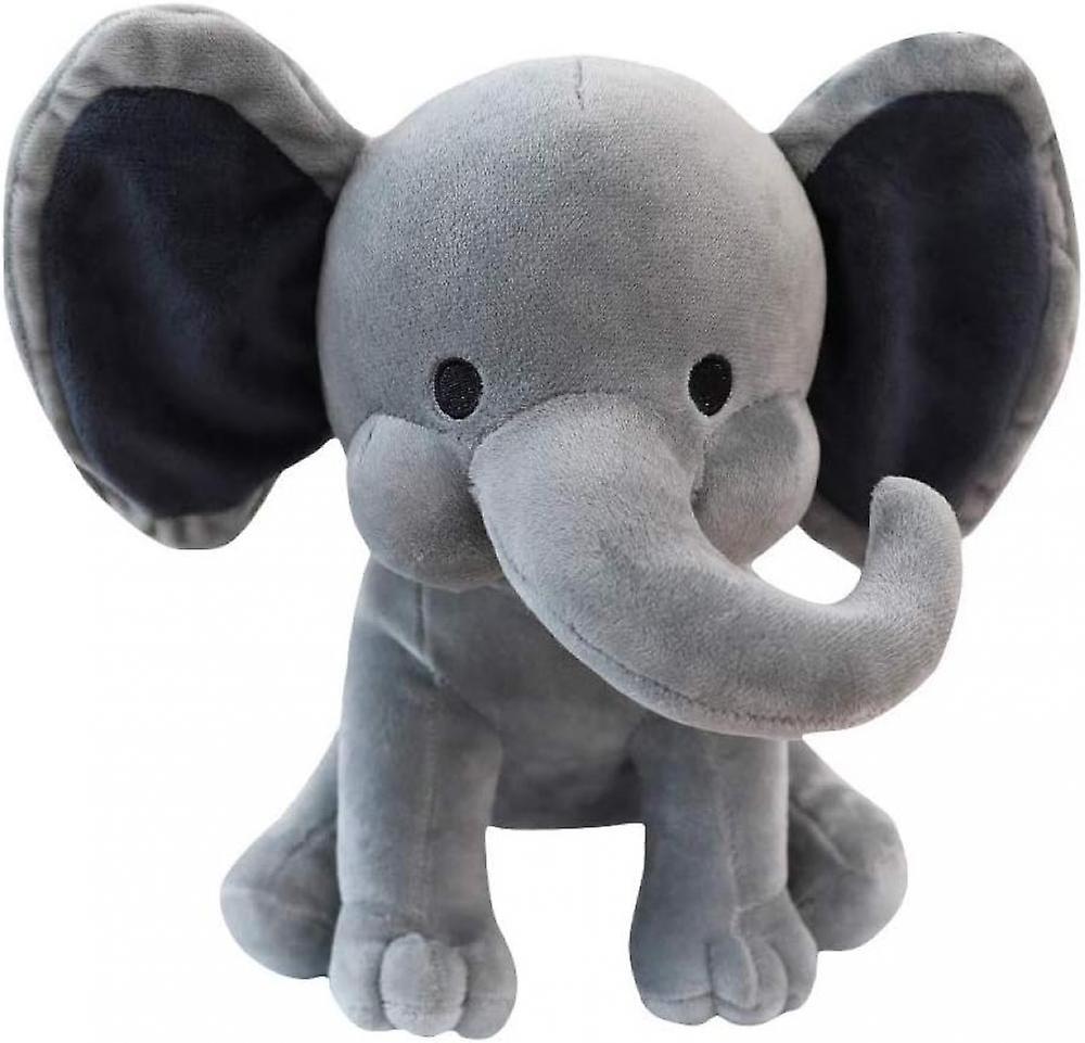 Stuffed Elephant Animal Plush Toys 9 Inch (gray)