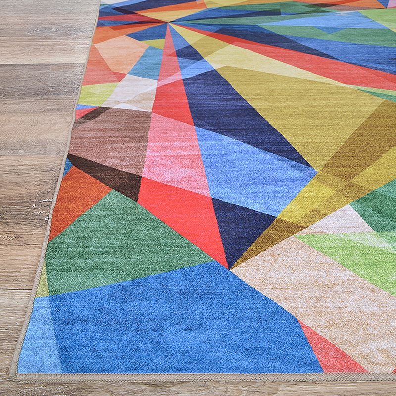 Couristan Rainbow Retro Multicolor Area Rug