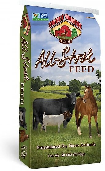 Sweet Country Feeds 14% Protein All-Stock Feed Non-GMO Farm Animal and Horse Feed