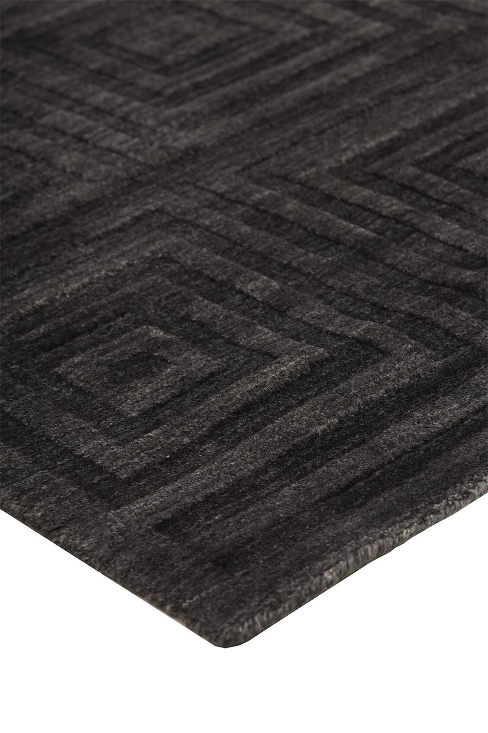 Savona Hand Woven Asphalt Gray Rug by BD Fine