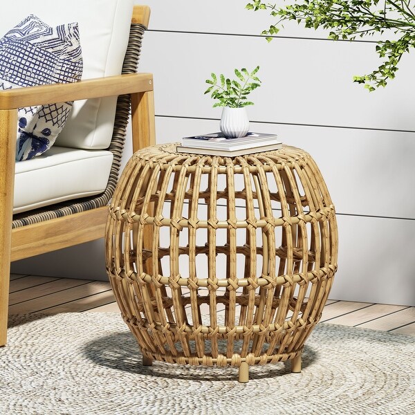 Ottawa Wicker Side Table by Christopher Knight Home