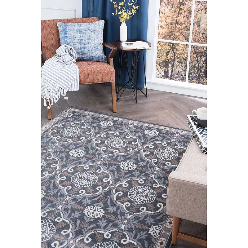 KHL Rugs Izel Brocade Indoor Area Rug