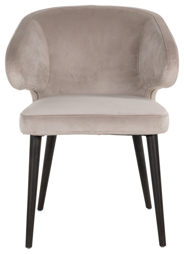 Modern Velvet Dining Chair  OROA Indigo   Midcentury   Dining Chairs   by Oroa   Distinctive Furniture  Houzz