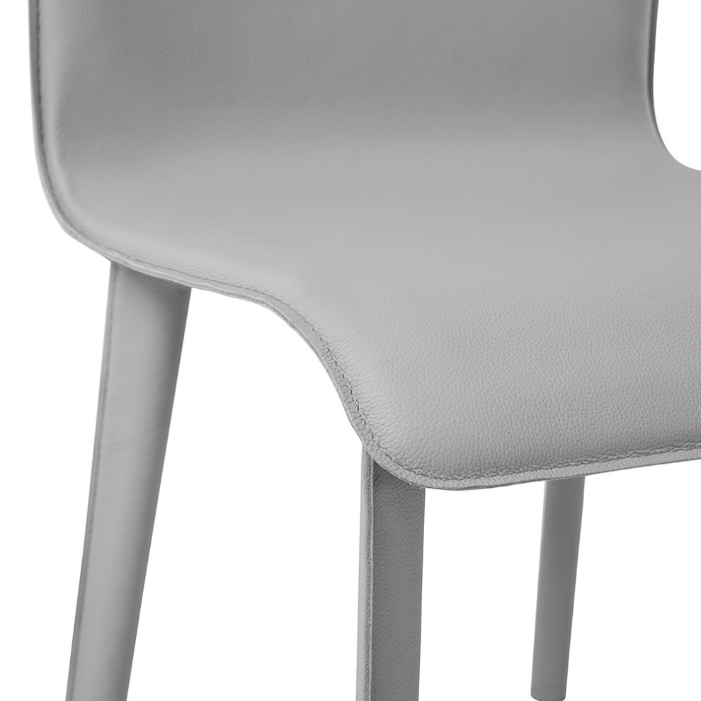 Perugia Top Grain Leather Side Chair   Contemporary   Dining Chairs   by Maria Yee Inc  Houzz