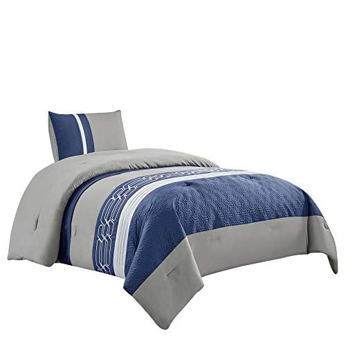 WPM 2 Piece Comforter Sets Twin with Comforter and Pillow Sham