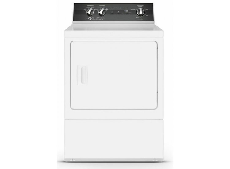 Speed Queen ADA 7 Cu. Ft. White Gas Dryer With Steam