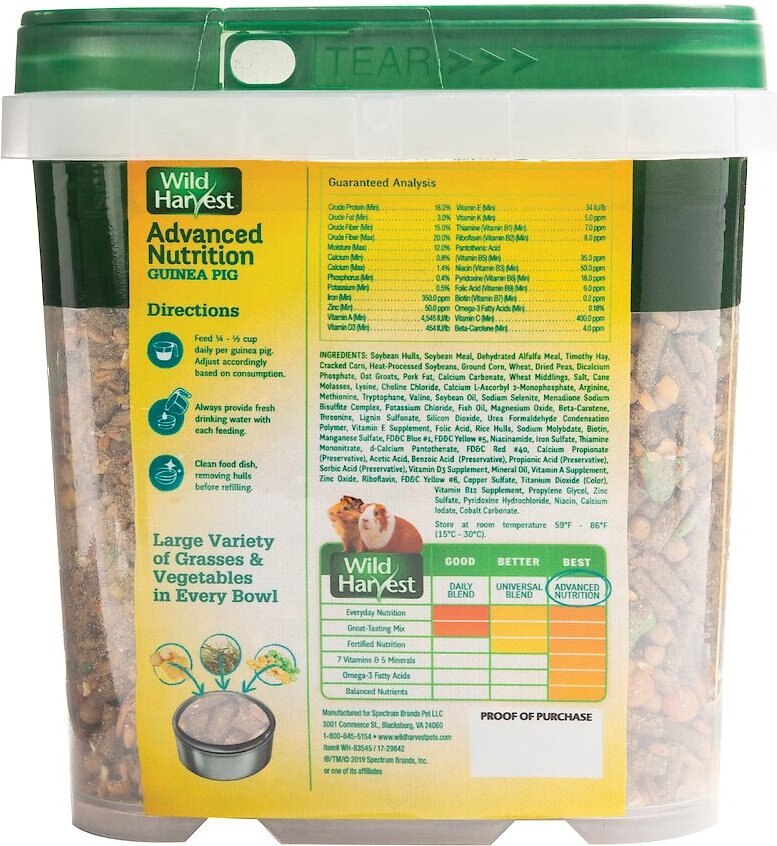 Wild Harvest Advanced Nutrition Guinea Pig Food