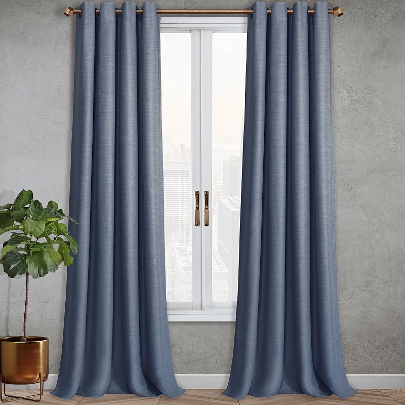 B. Smith Kinsley Lined Total Blackout Window Curtain Panel