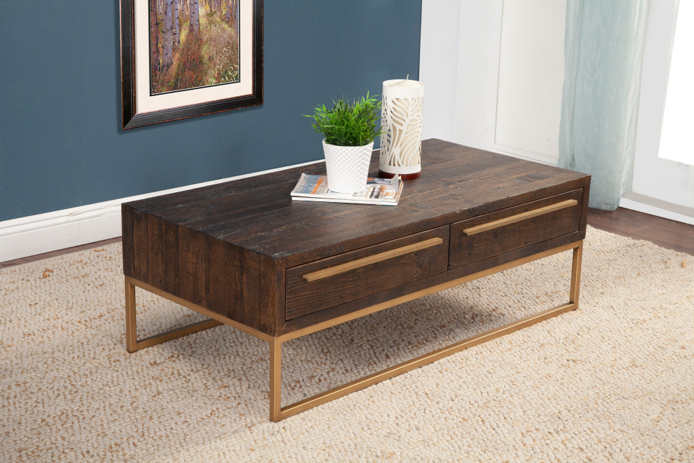 Monterey Coffee Table   Rustic   Coffee Tables   by Alpine Furniture  Inc  Houzz